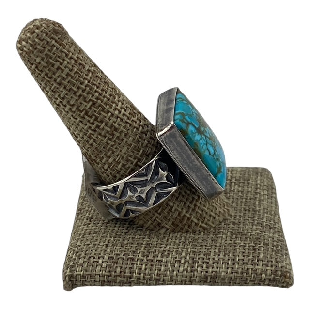 Travis Teller Kingman Navajo Ring