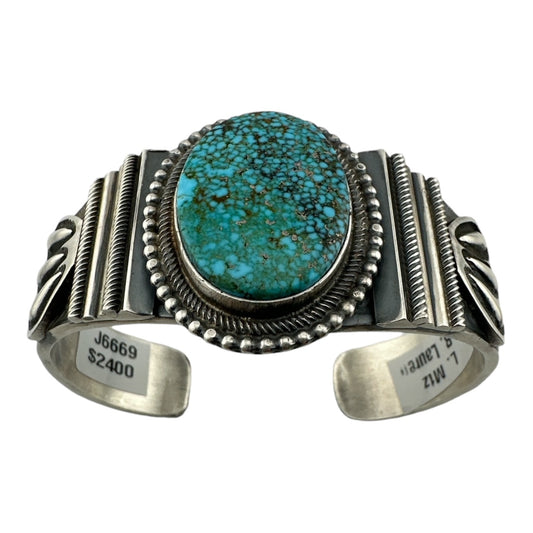 Leon Martinez Kingman Navajo Bracelet, Navajo Jewelry for sale, Telluride Jewelry Store, Telluride Gallery, Telluride Gift Shop, Authentic Native american jewelry for sale