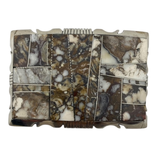 belt buckle, wildhorse jasper, jewelry, jewelry store telluride, native american store telluride. navajo jewelry