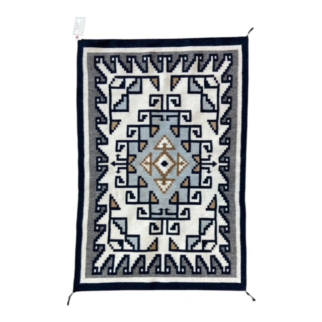 two grey hills rug, navajo weaving, telluride store