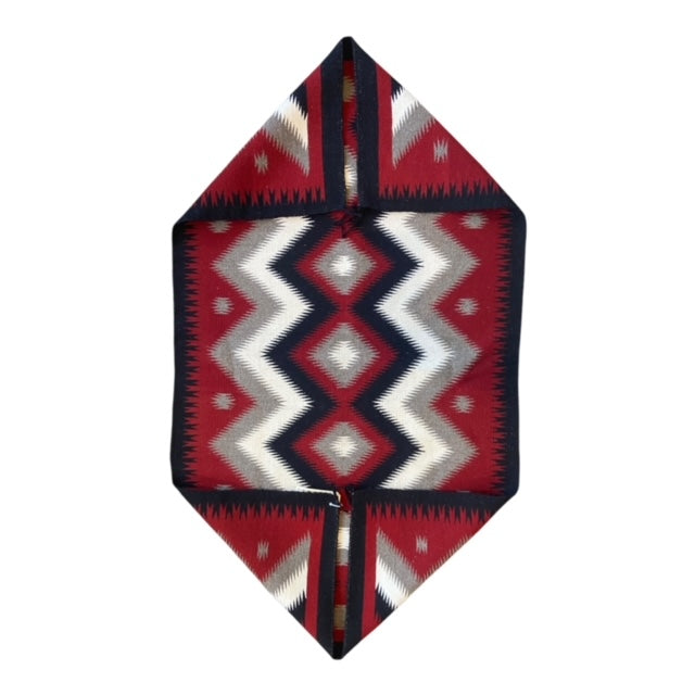 Helen Curley Very Fine Ganado Eye Dazzler Navajo Weaving - 24"x50"