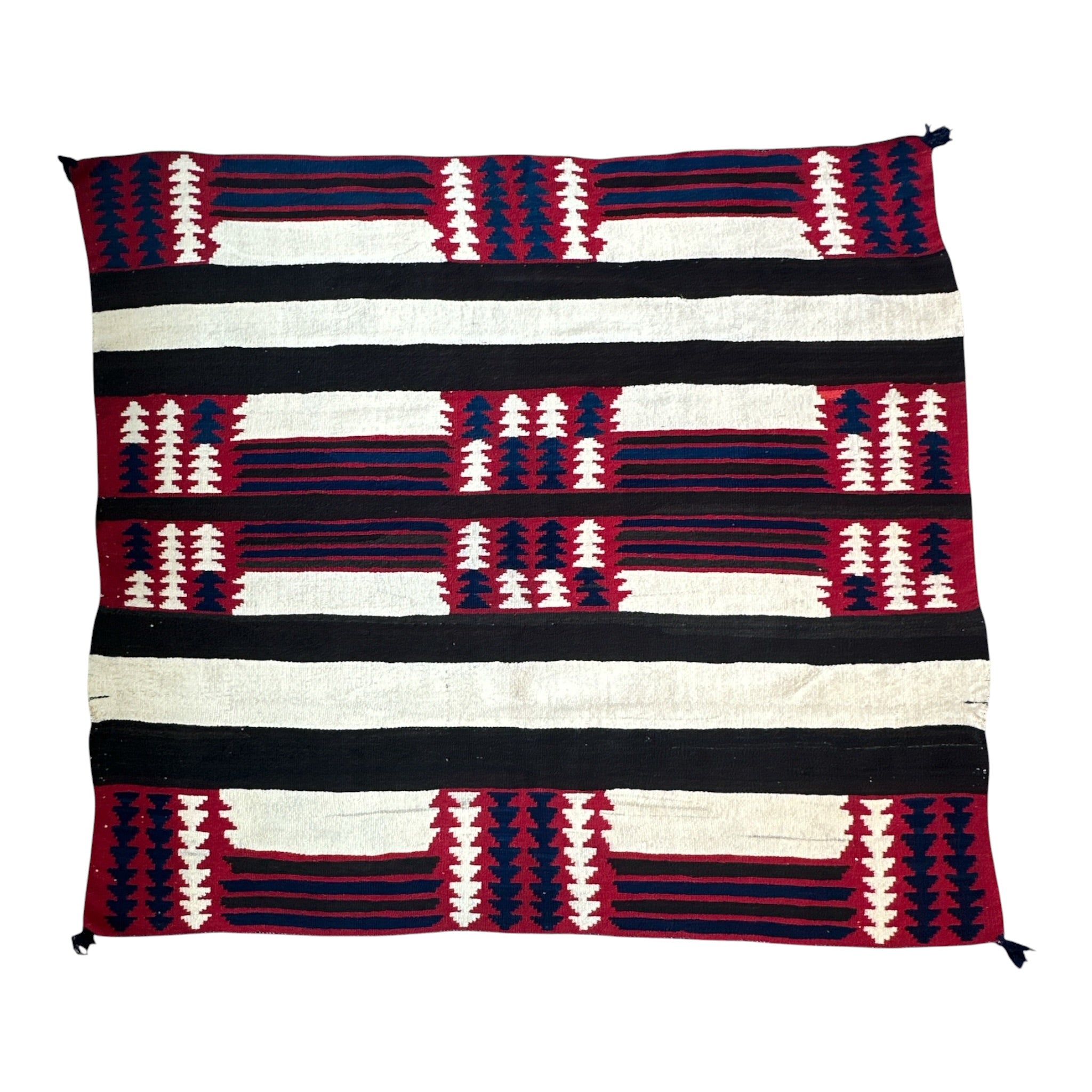 Antique Navajo 2nd Phase Chiefs Blanket - 62" x 57" c. 1870s