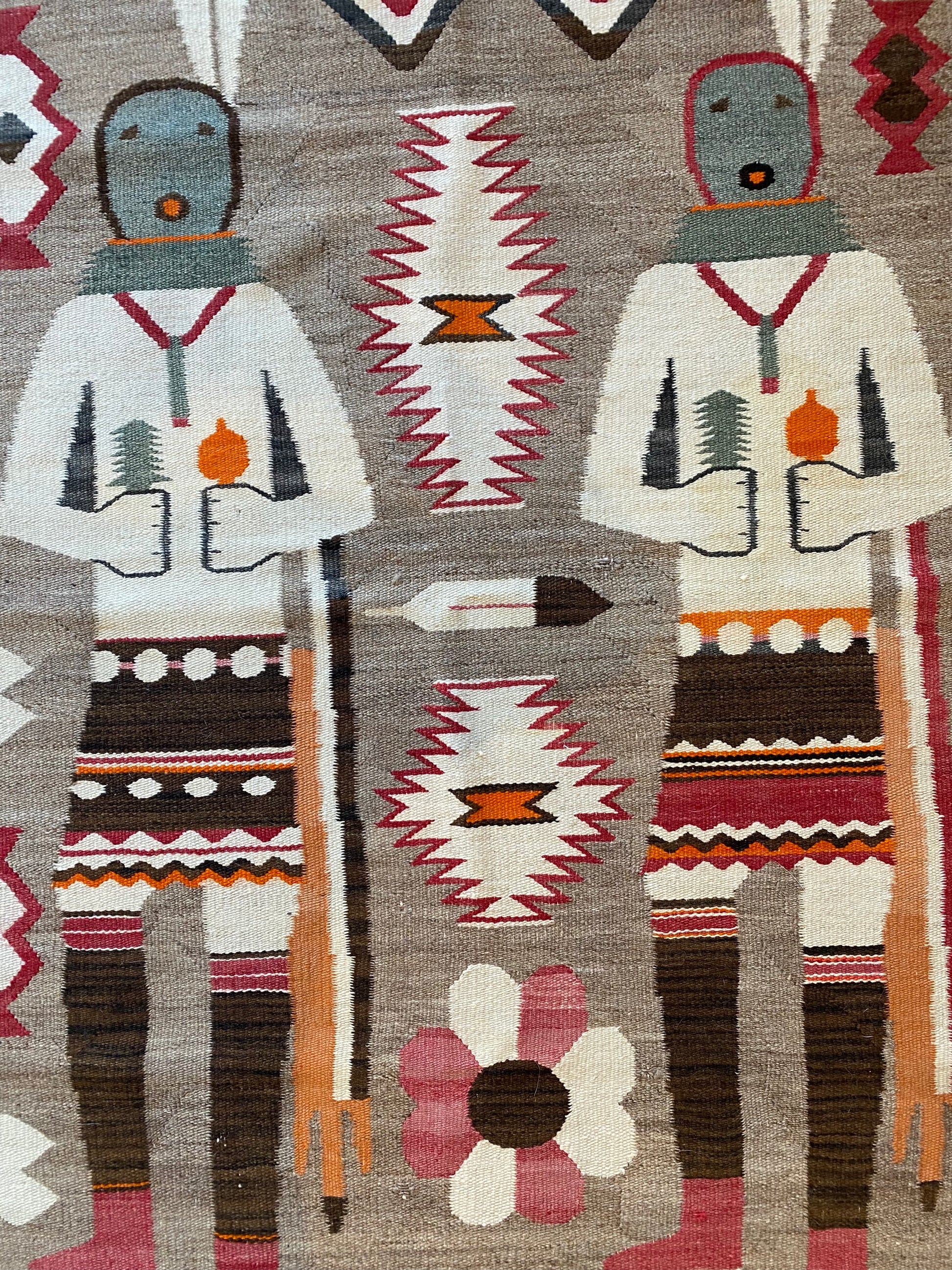 Antique navajo rug weaving yei-be-chai telluride co, navajo rug for sale, southwestern rug, native american rug