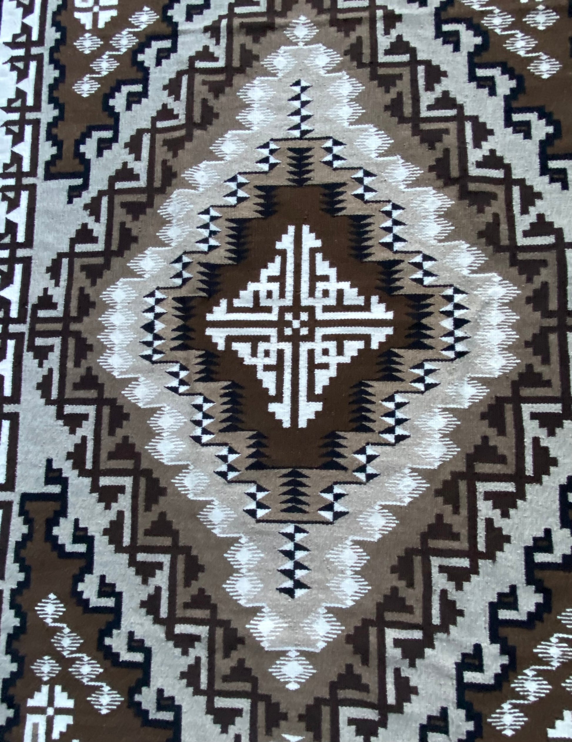 Betty Charley Navajo, Two Grey Hills Navajo weaving, navajo rug for sale, telluride furnishings, telluride gallery