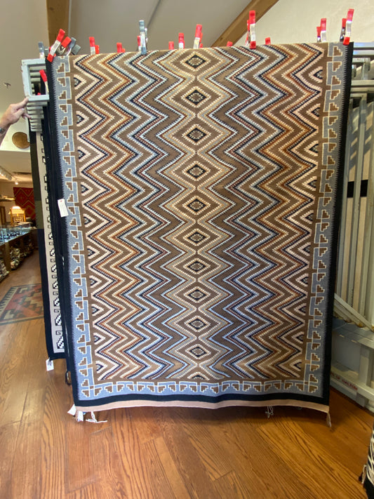 Teec Nos Pos Navajo Weaving, authentic navajo rug for sale, Telluride gallery, telluride decor