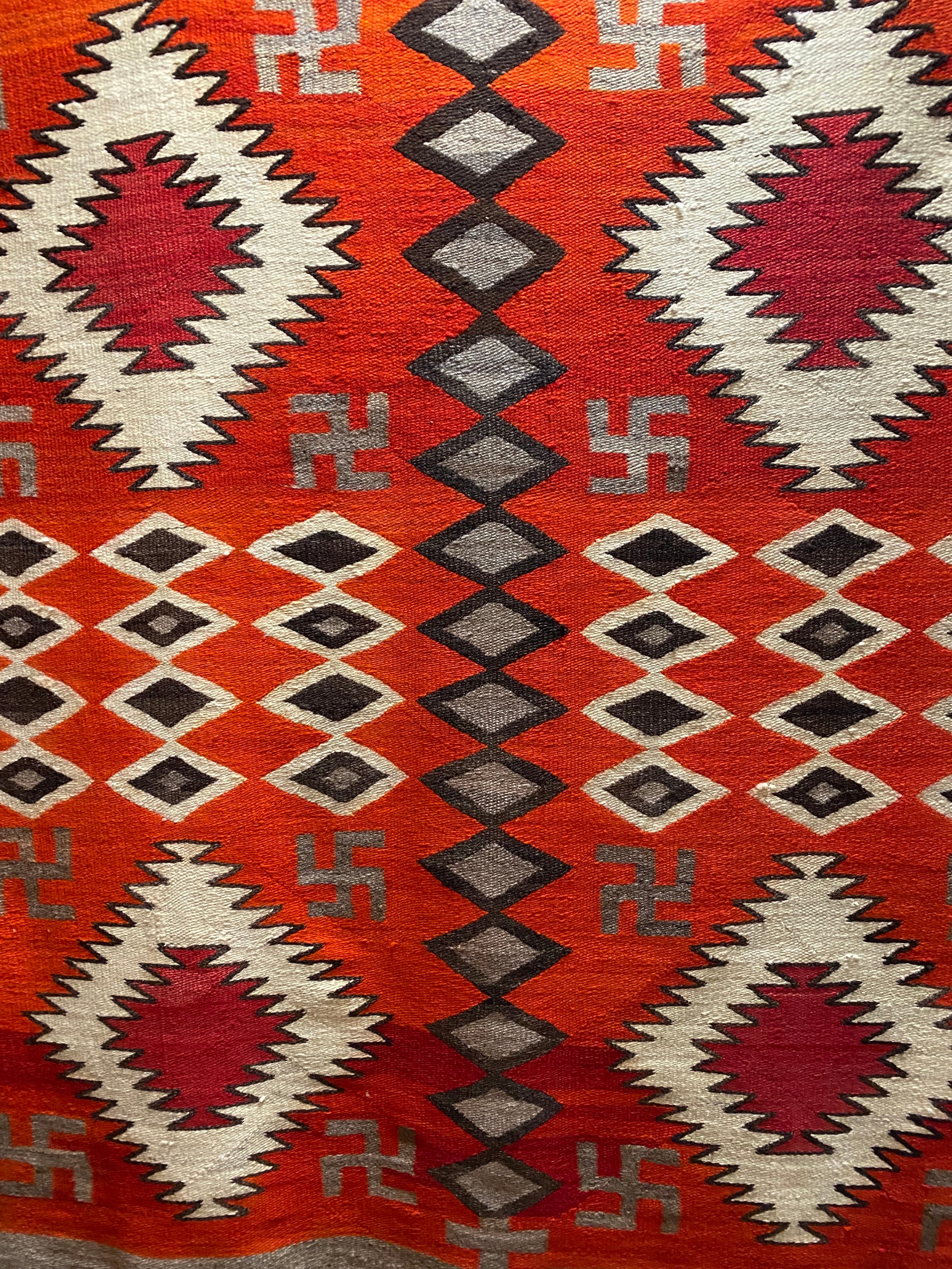 Vintage Red Mesa Pictorial - 54" x 64"
