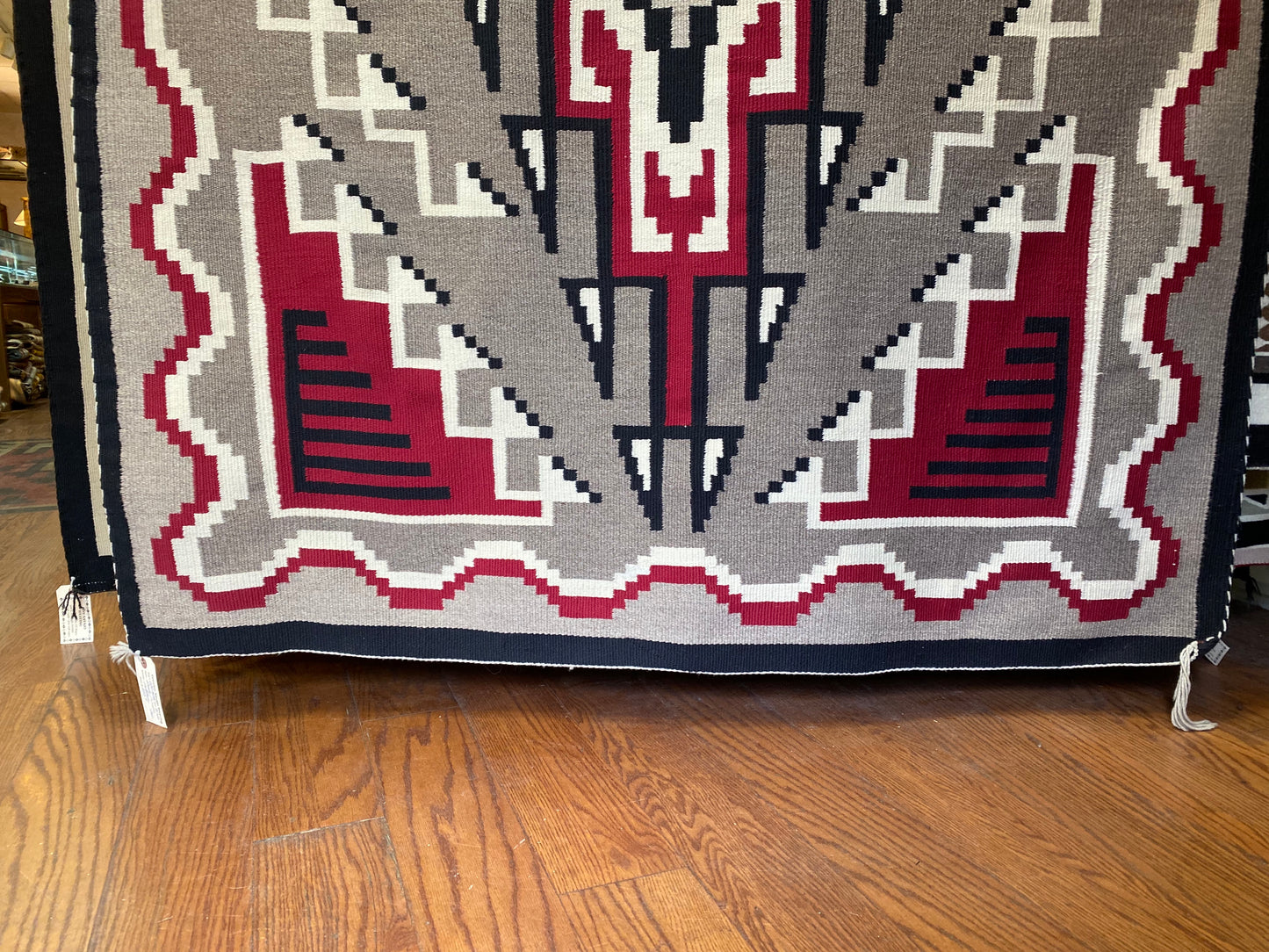 Ganado Navajo rug for sale, authentic navajo weaving, Klagetoh Navajo rug, telluride furnishings, telluride art gallery