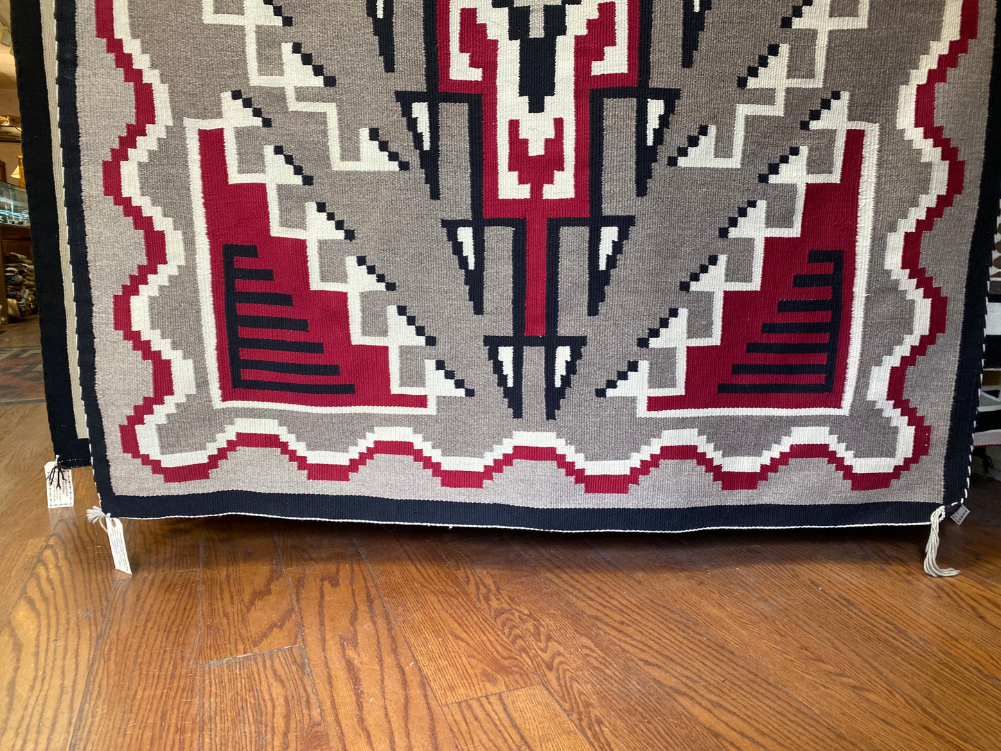 Ganado Navajo rug for sale, authentic navajo weaving, Klagetoh Navajo rug, telluride furnishings, telluride art gallery 