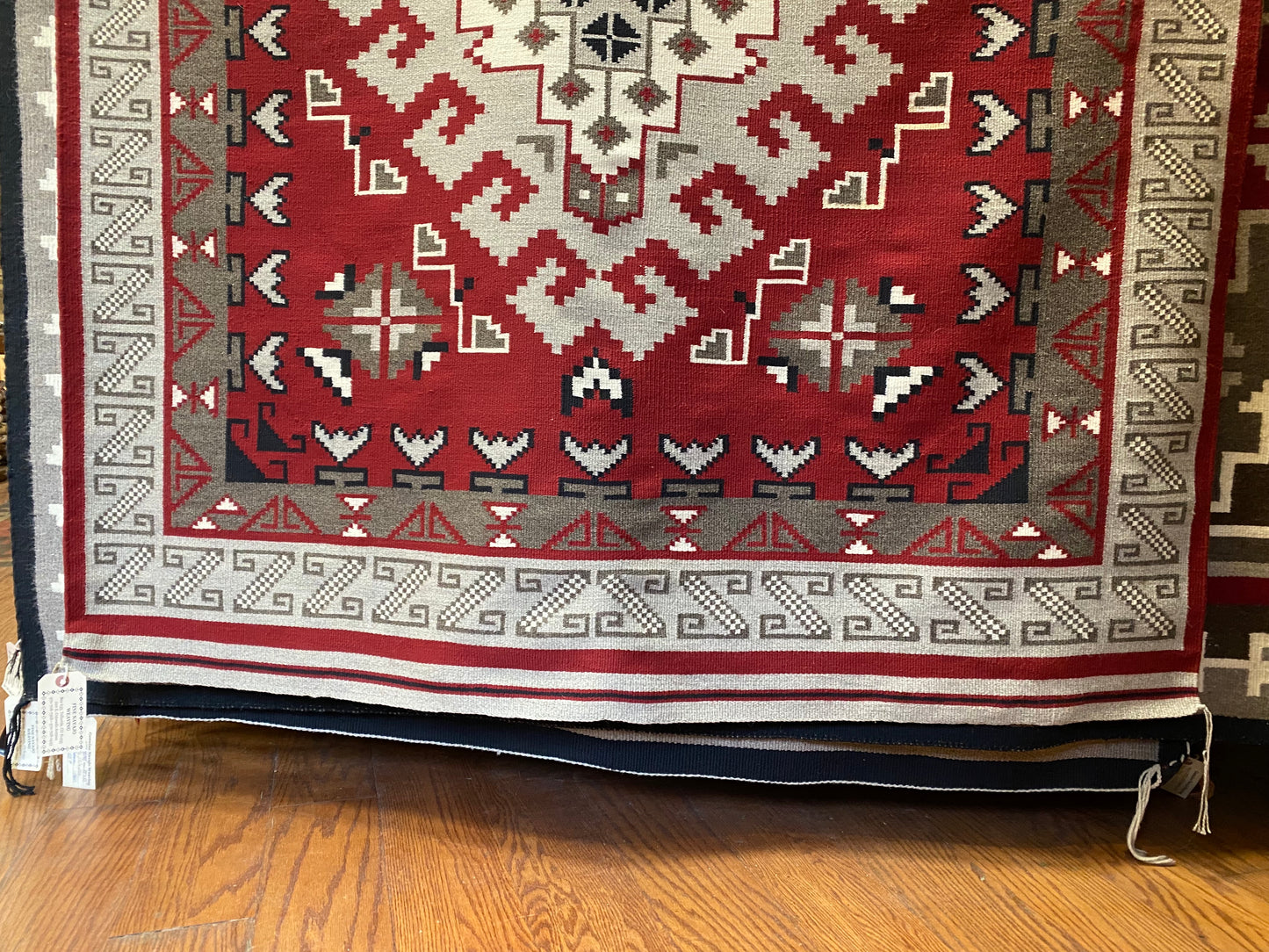 Sadie Balone Authentic Navajo weaving for sale, Ganado Navajo weaving, navajo rug for sale, telluride furnishings, telluride gallery