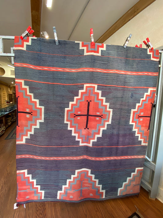 Germantown Moki/Chief's Style Serape 65.5" x 92.5"