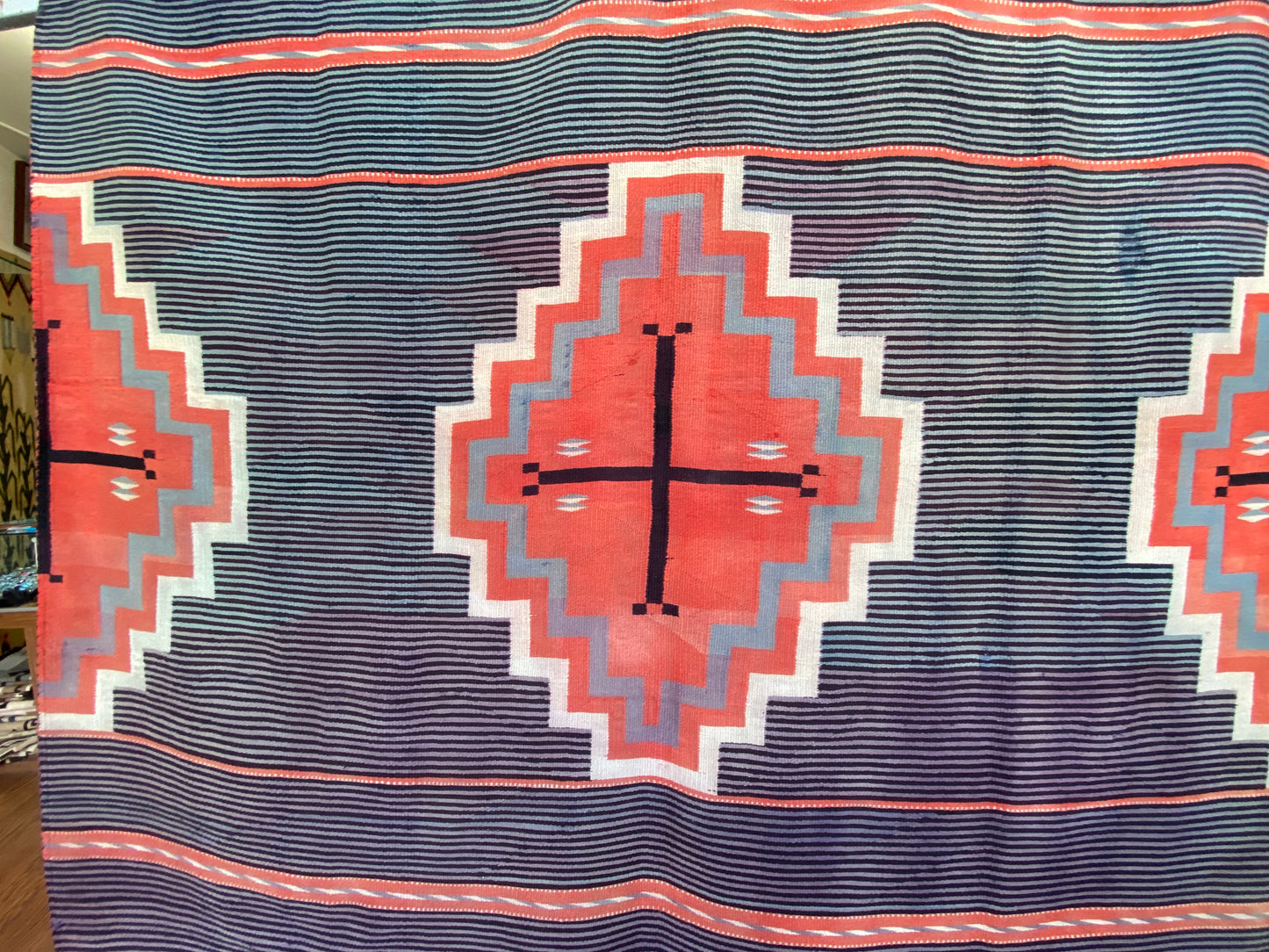 Germantown Moki/Chief's Style Serape 65.5" x 92.5"