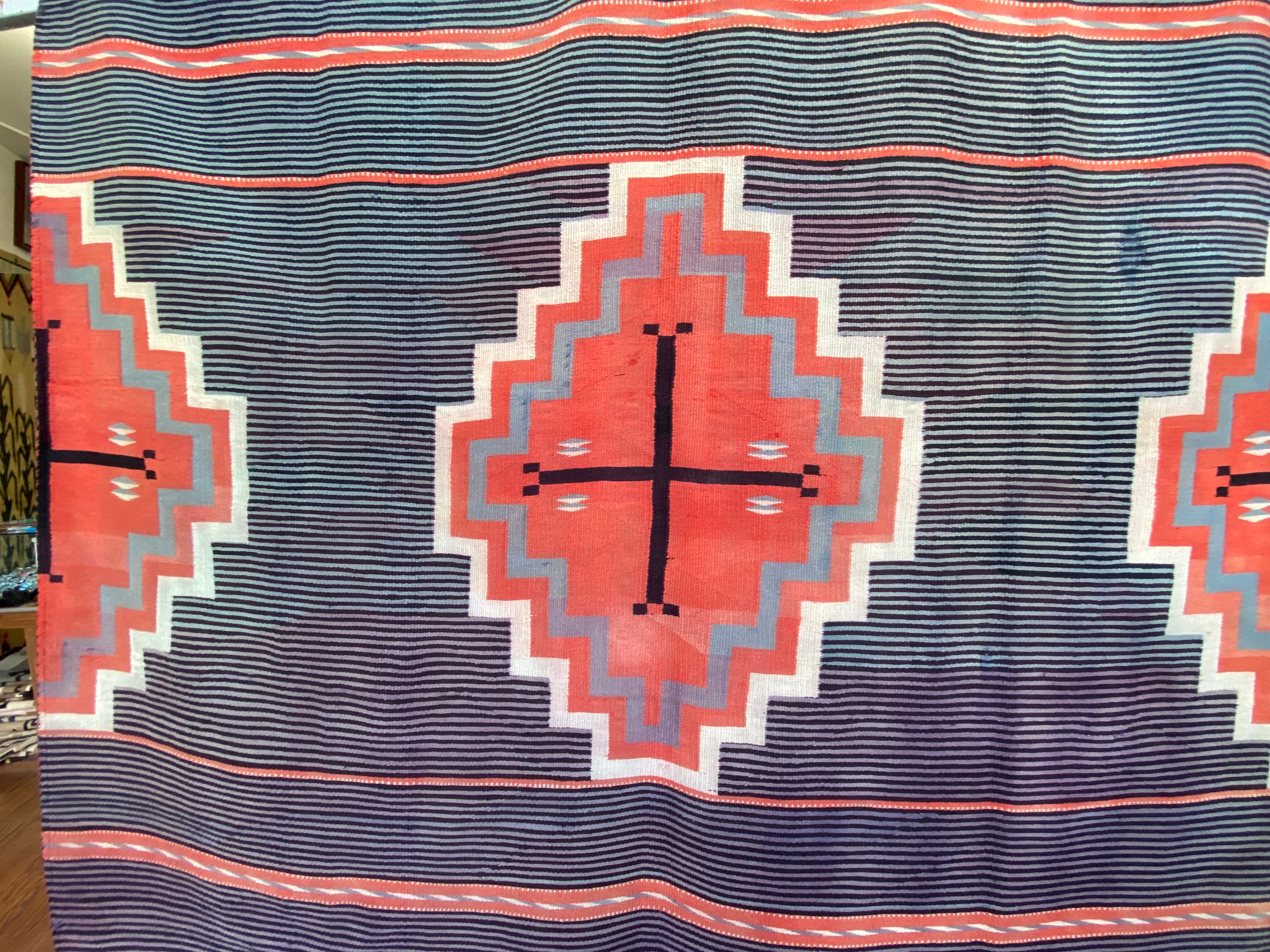 Germantown Moki/Chief's Style Serape 65.5" x 92.5"