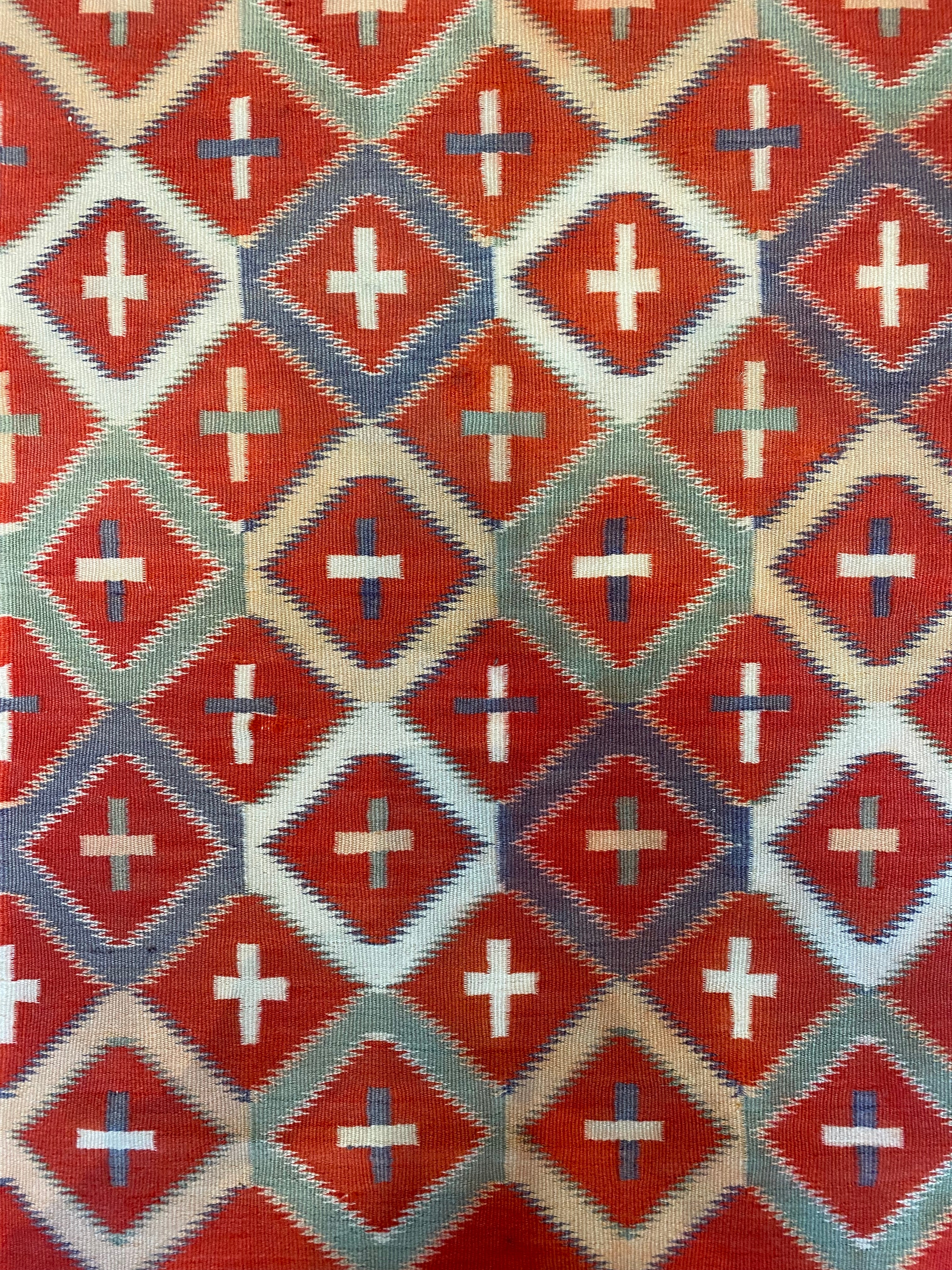 Antique Germantown Navajo Child's Blanket, navajo rug for sale, authentic navajo weaving, telluride furnishings, telluride art gallery