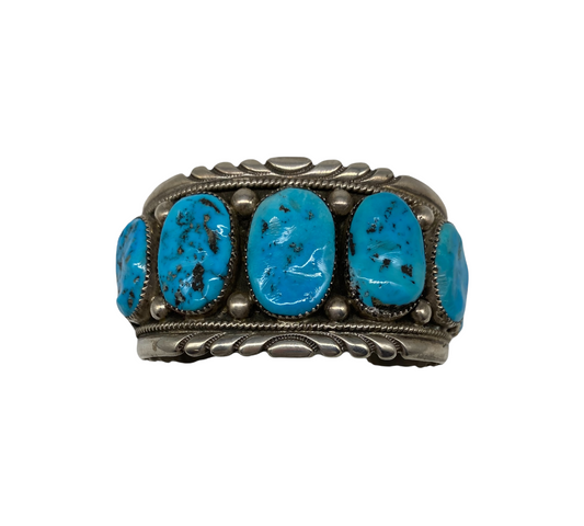 Robert & Bernice Leekya - Zuni Turquoise Bracelet