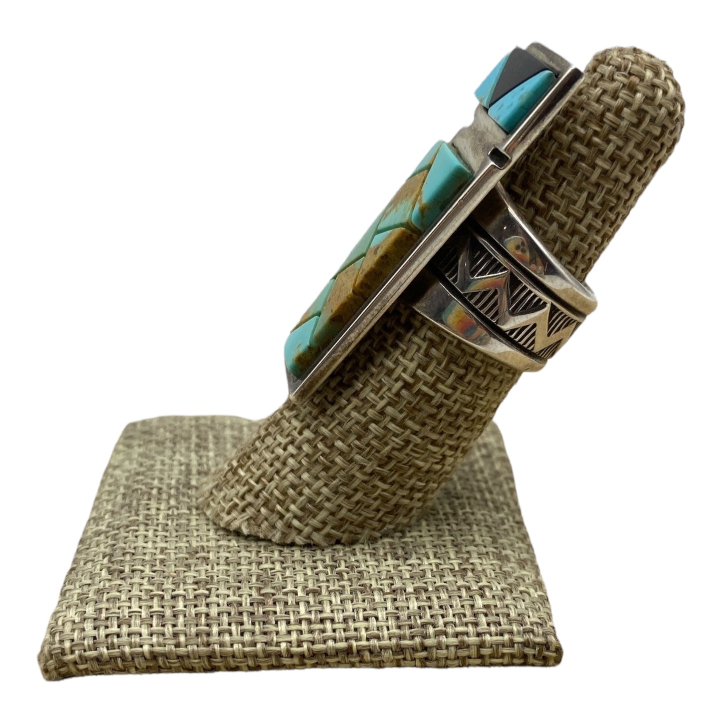 navajo inlay turquoise ring Telluride CO, navajo jewelry for sale, turquoise jewelry for sale