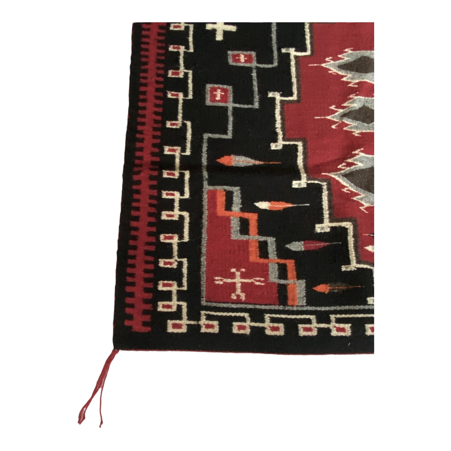 Loretta Grey Crystal Pictoral Weaving 38"x74"