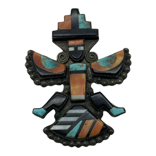 Vintage Zuni Inlay Pin