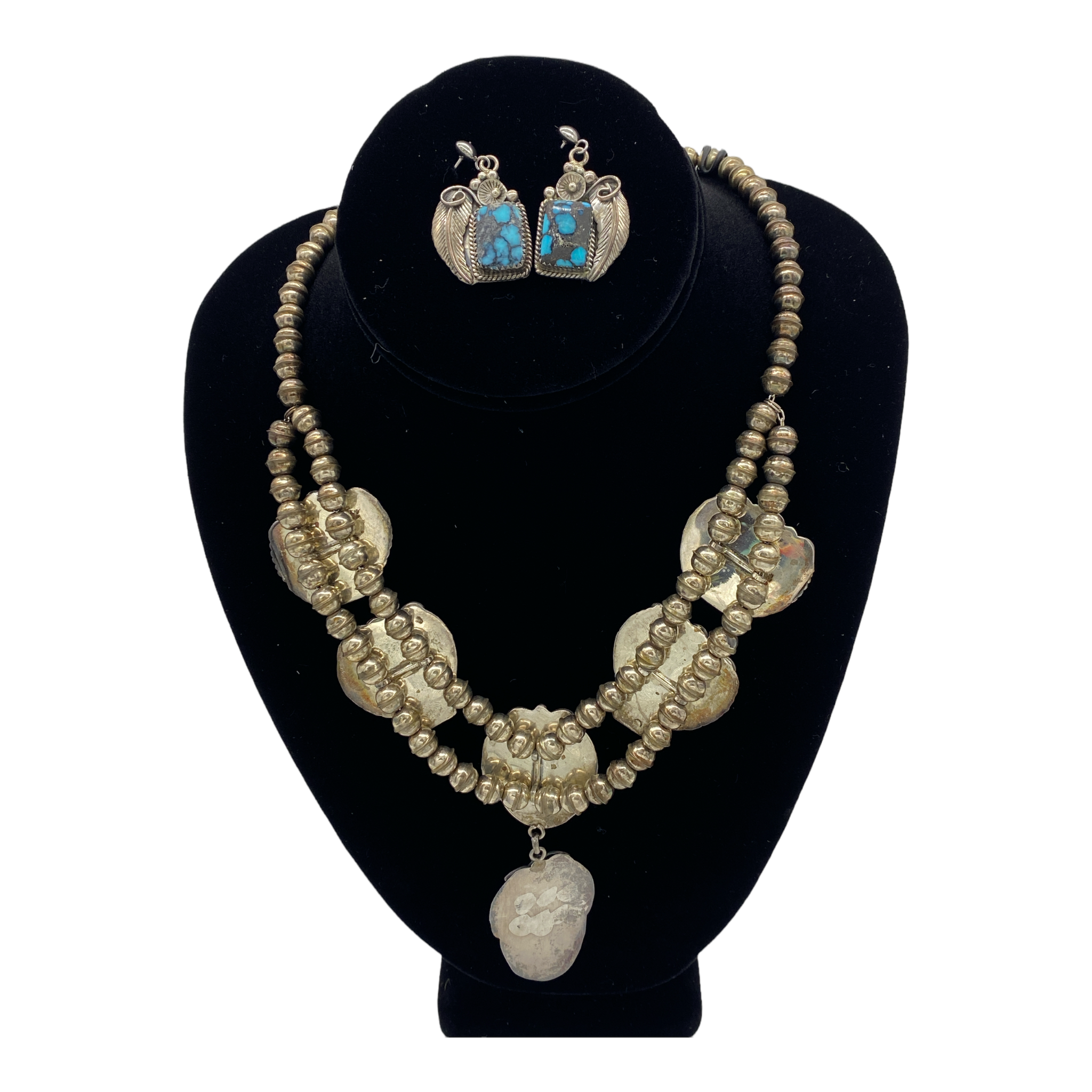 Navajo Necklace and Earring Set