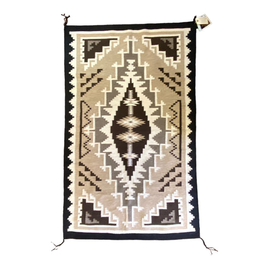 Two Grey Hills Navajo Weaving for sale, Navajo rug for sale, Native American Art, Southwestern art, Telluride