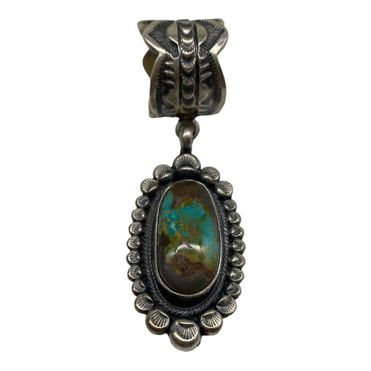 Leon Martinez Navajo Turquoise Pendant
