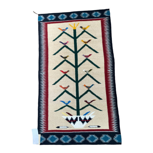 Lorraine Katso Tree of Life Pictorial Weaving - 33" x 56"