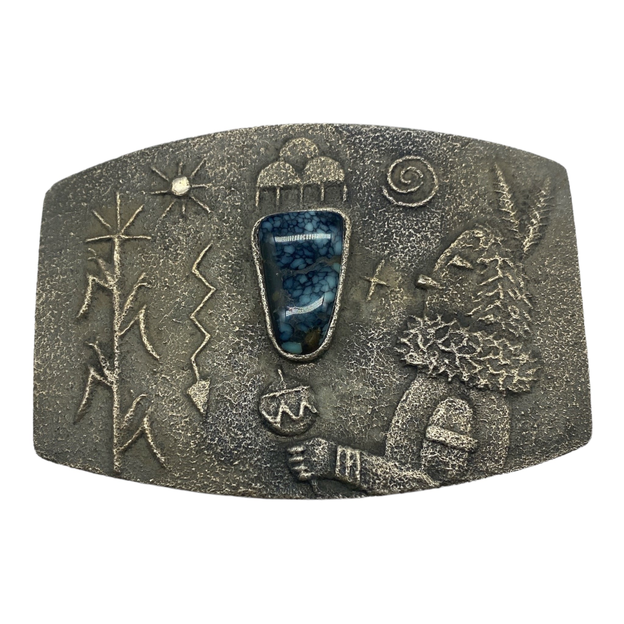 Lee Begay Tufa Cast Navajo Buckle