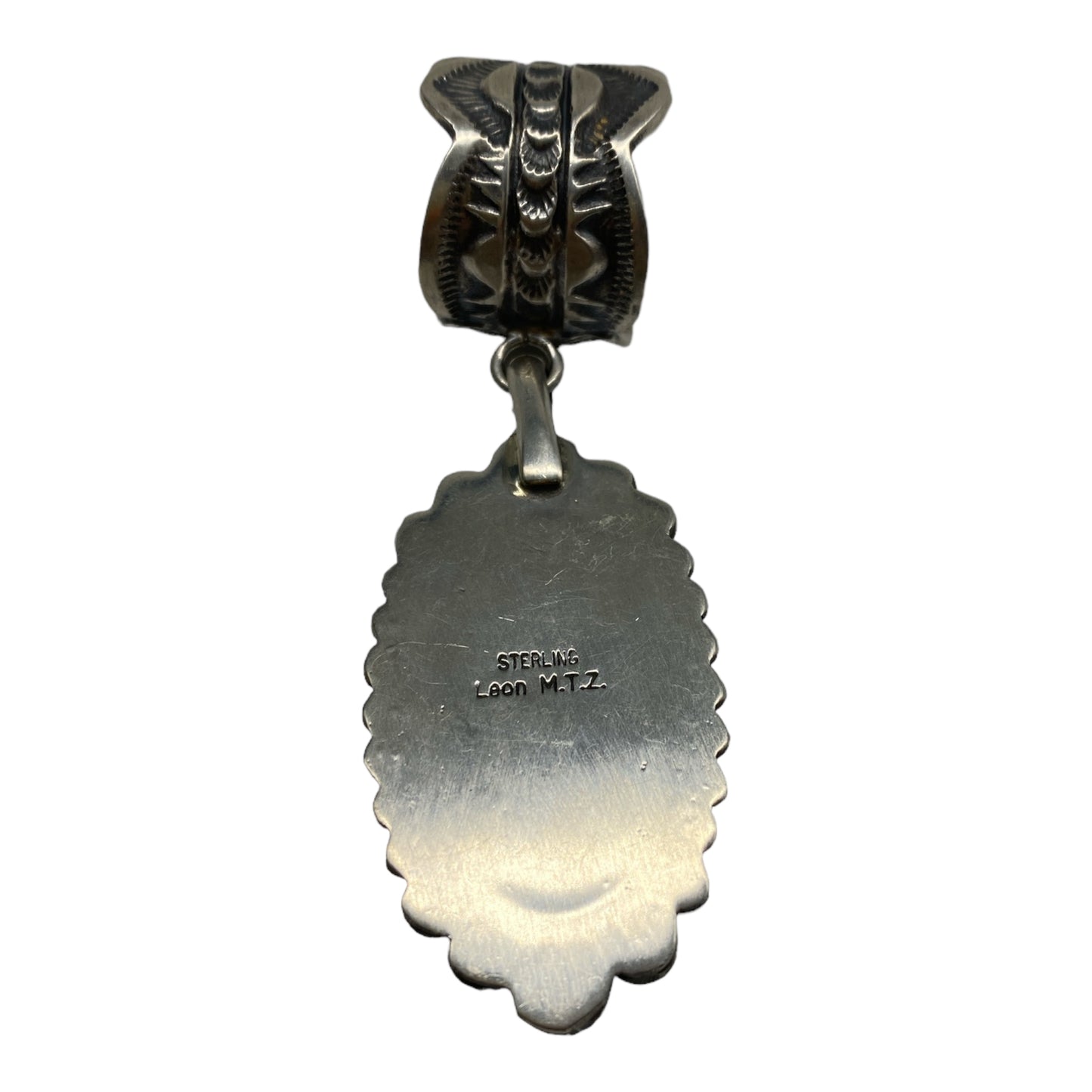 Leon Martinez Navajo Turquoise Pendant