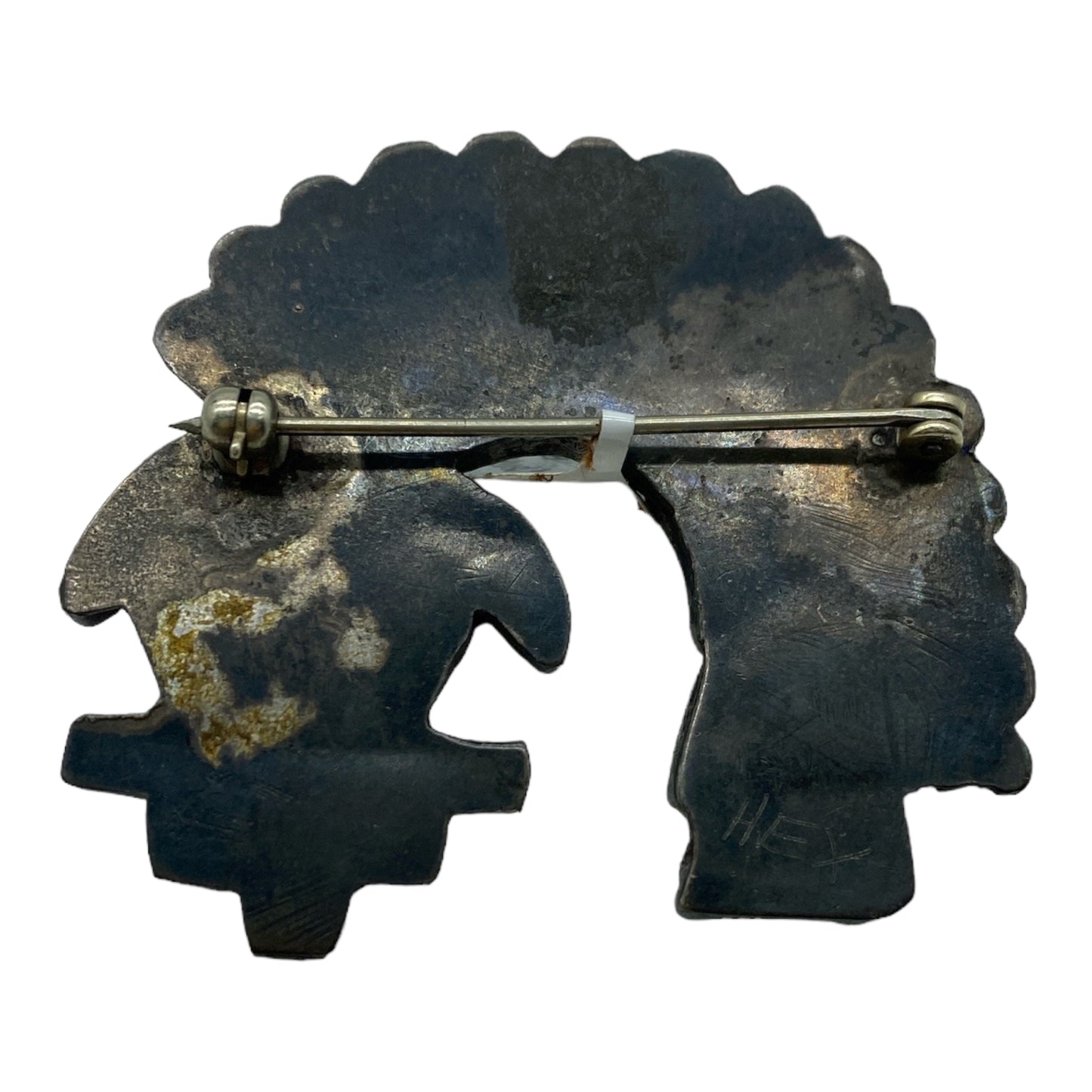 Vintage Zuni Inlay Pin