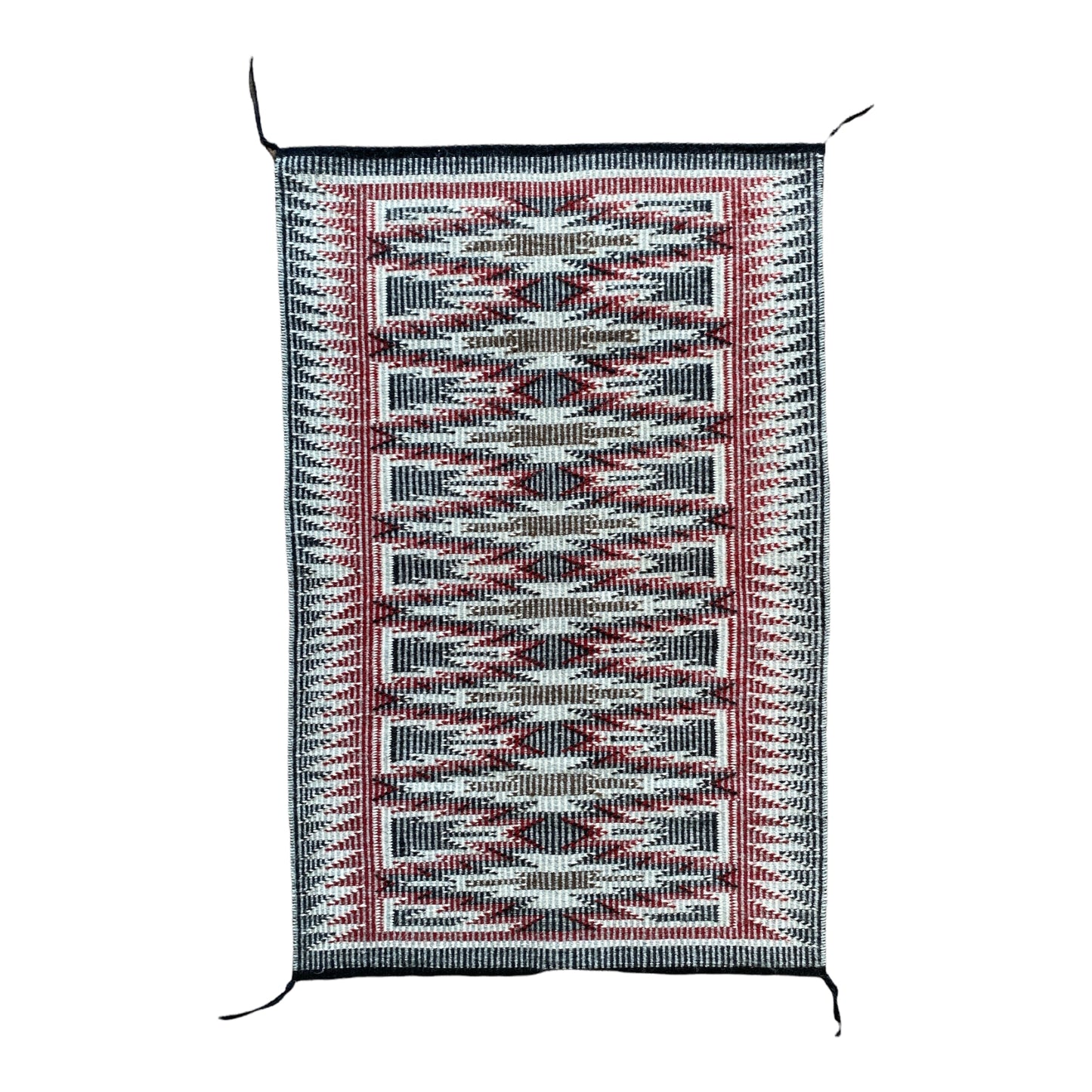 Charmaine Tsosie Raised Outline/Eye Dazzler Weaving 23" x 35"