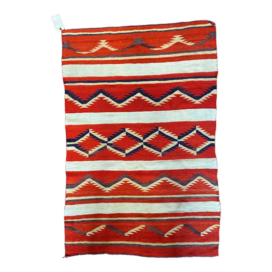 Antique Navajo Germantown Child's Blanket Weaving, navajo rug for sale, authentic navajo weaving, telluride furnishings, telluride art gallery