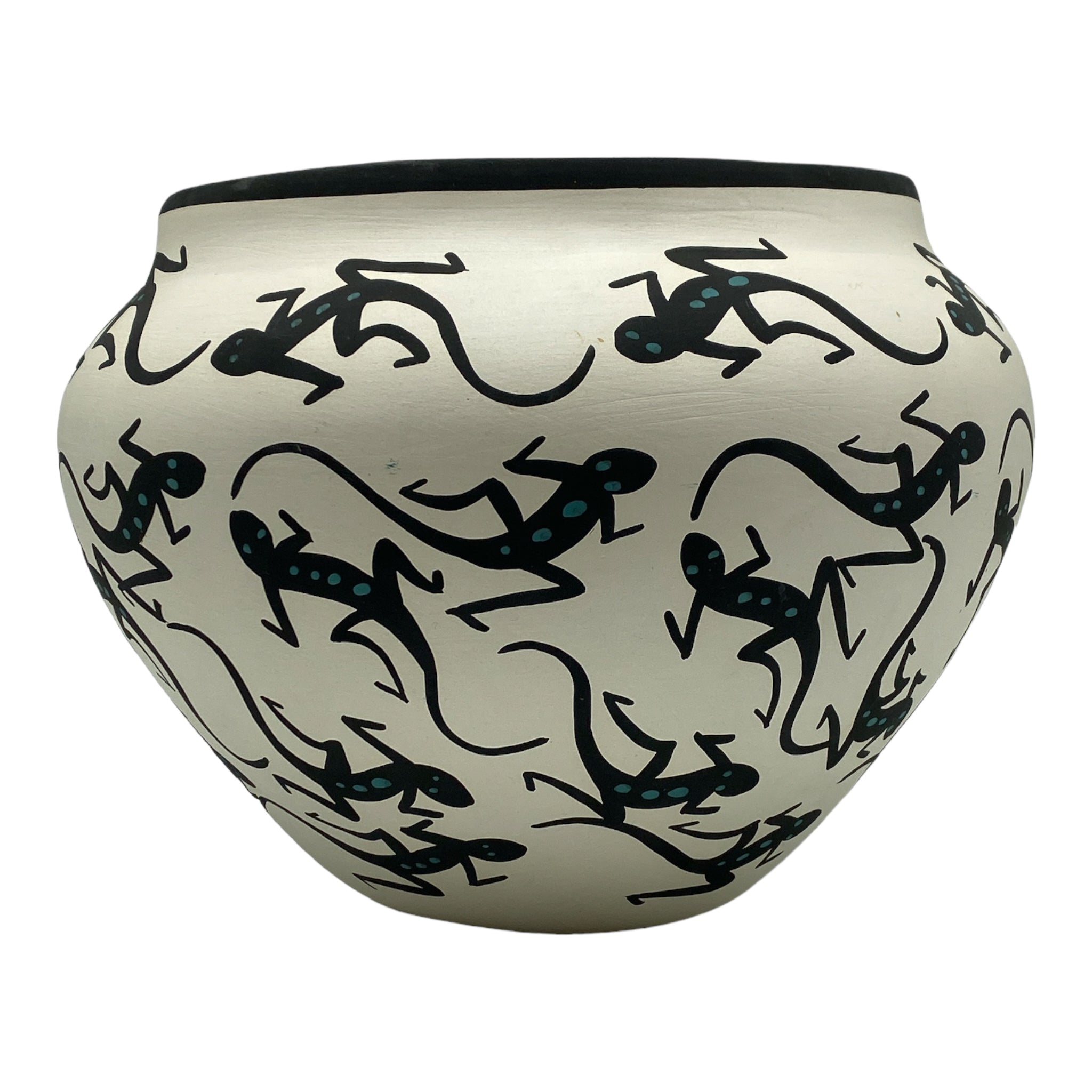 Lizard Acoma Pottery