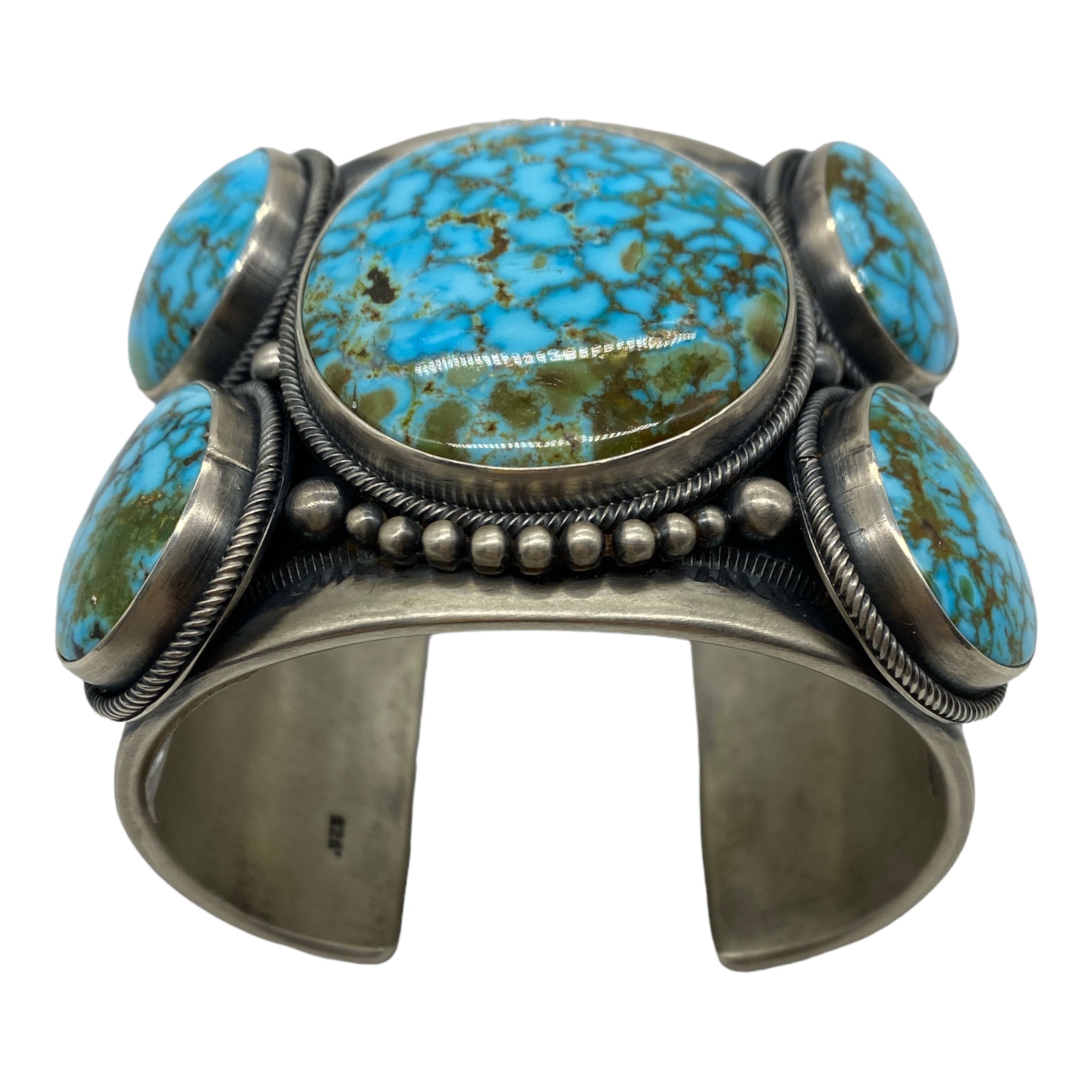 Kingman turquoise sterling silver navajo bracelet telluride co, navajo jewelry for sale, turquoise jewelry for sale