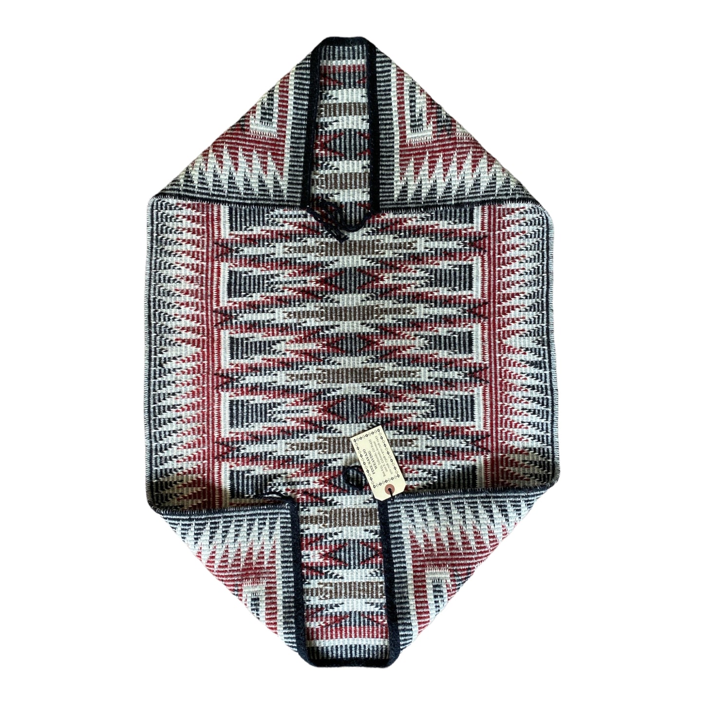 Charmaine Tsosie Raised Outline/Eye Dazzler Navajo Weaving - 23" x 35"