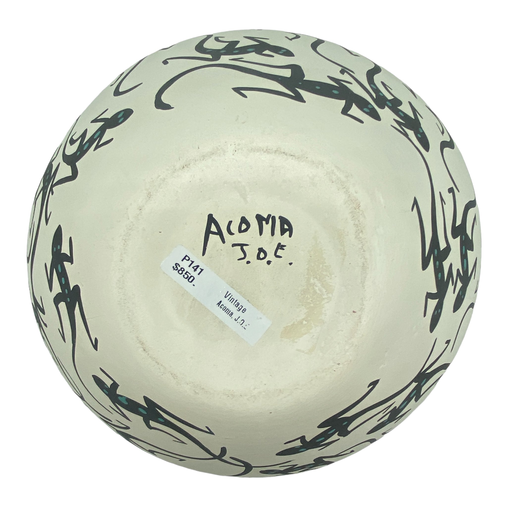Lizard Acoma Pottery