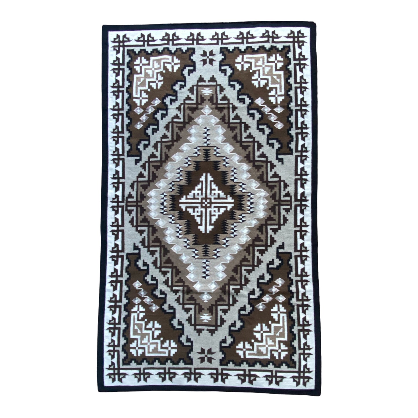Betty Charley Navajo, Two Grey Hills Navajo weaving, navajo rug for sale, telluride furnishings, telluride gallery