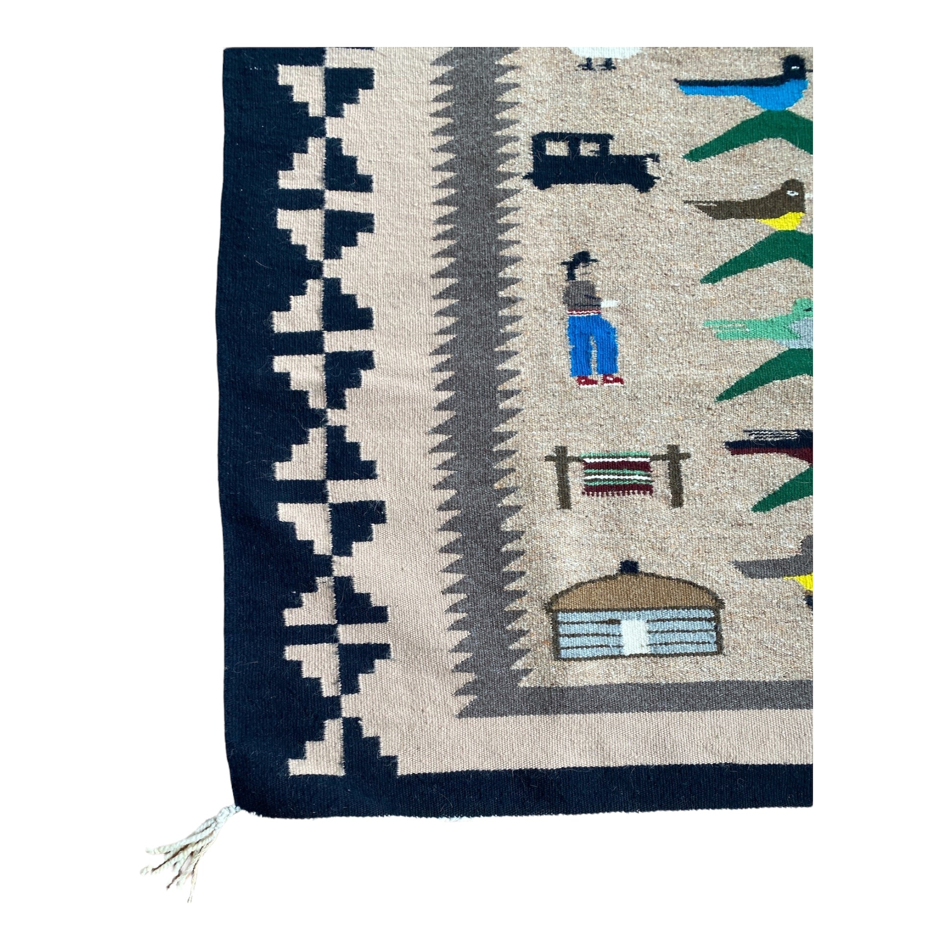 Authentic Navajo, Tree of Life Navajo weaving, navajo rug for sale, telluride furnishings, telluride gallery
