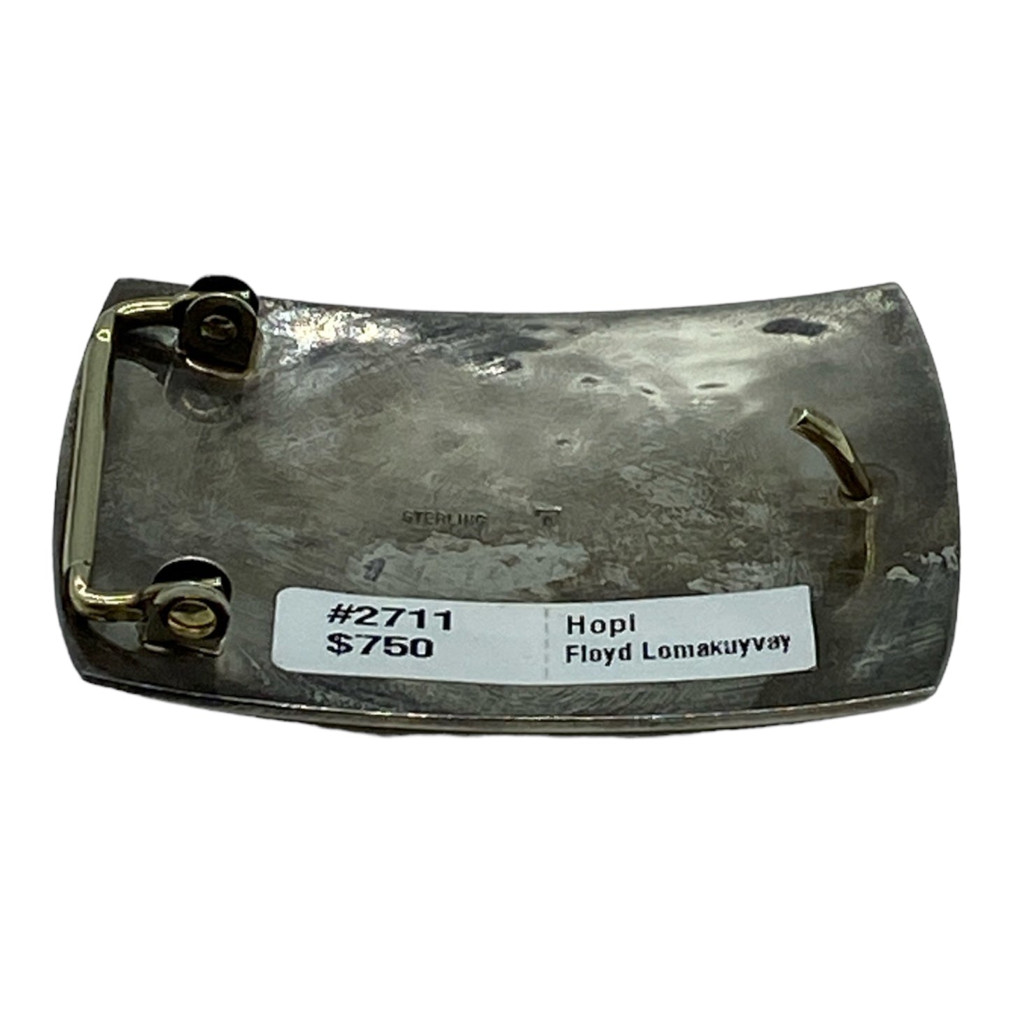 Floyd Lomakuyvaya Hopi Belt Buckle