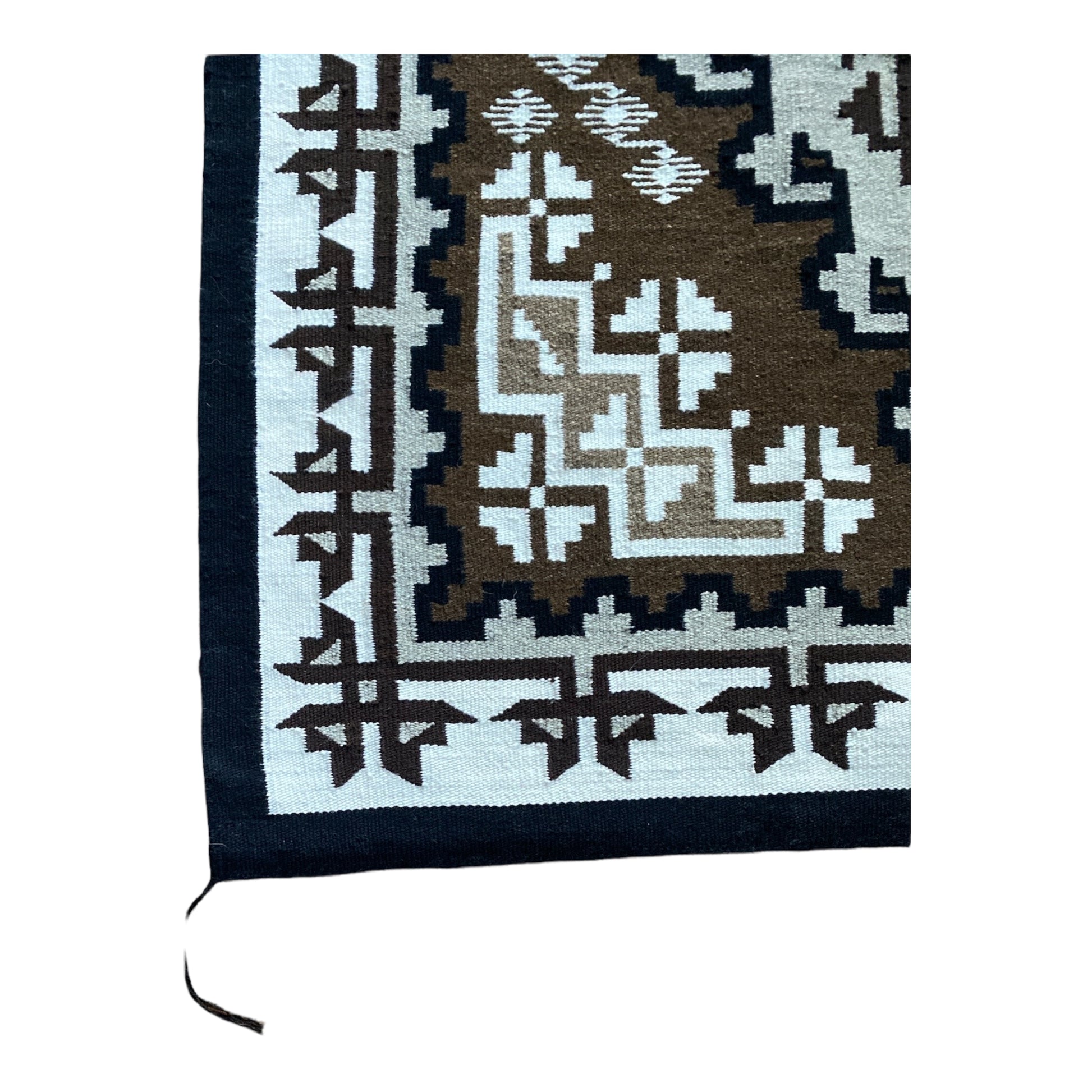 Betty Charley Navajo, Two Grey Hills Navajo weaving, navajo rug for sale, telluride furnishings, telluride gallery