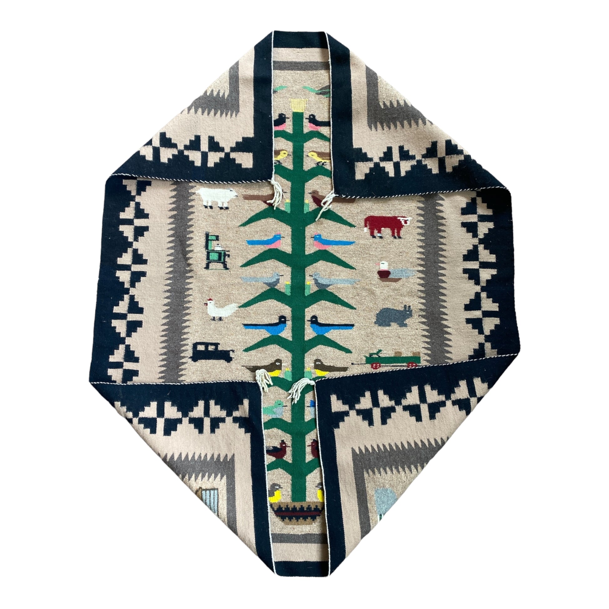 Authentic Navajo, Tree of Life Navajo weaving, navajo rug for sale, telluride furnishings, telluride gallery
