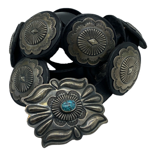 Vintage Navajo Concho Belt