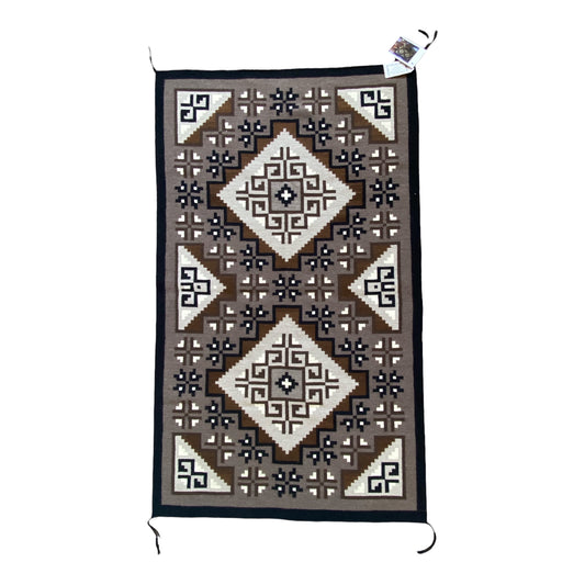 Bertha Goldtooth Two Grey HIlls 34.5" x 58"