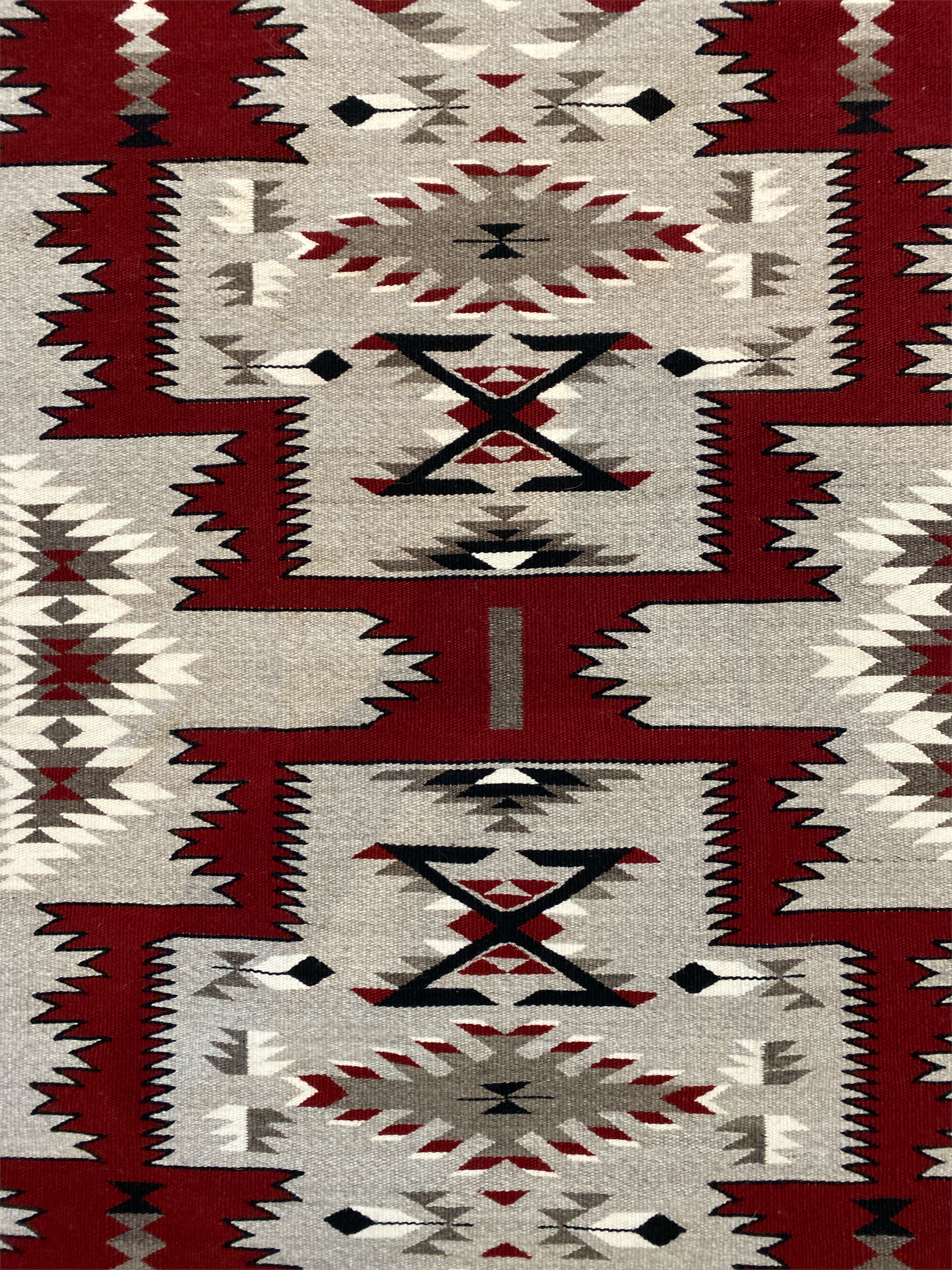Mae Jean Chester Storm Navajo Weaving - 31" x 49"
