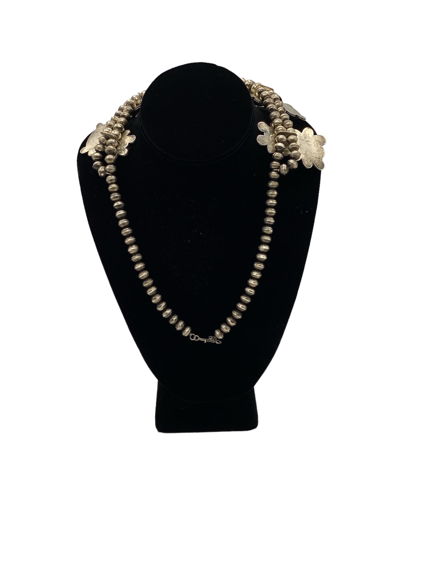 Vintage Navajo Silver and Turquoise Necklace