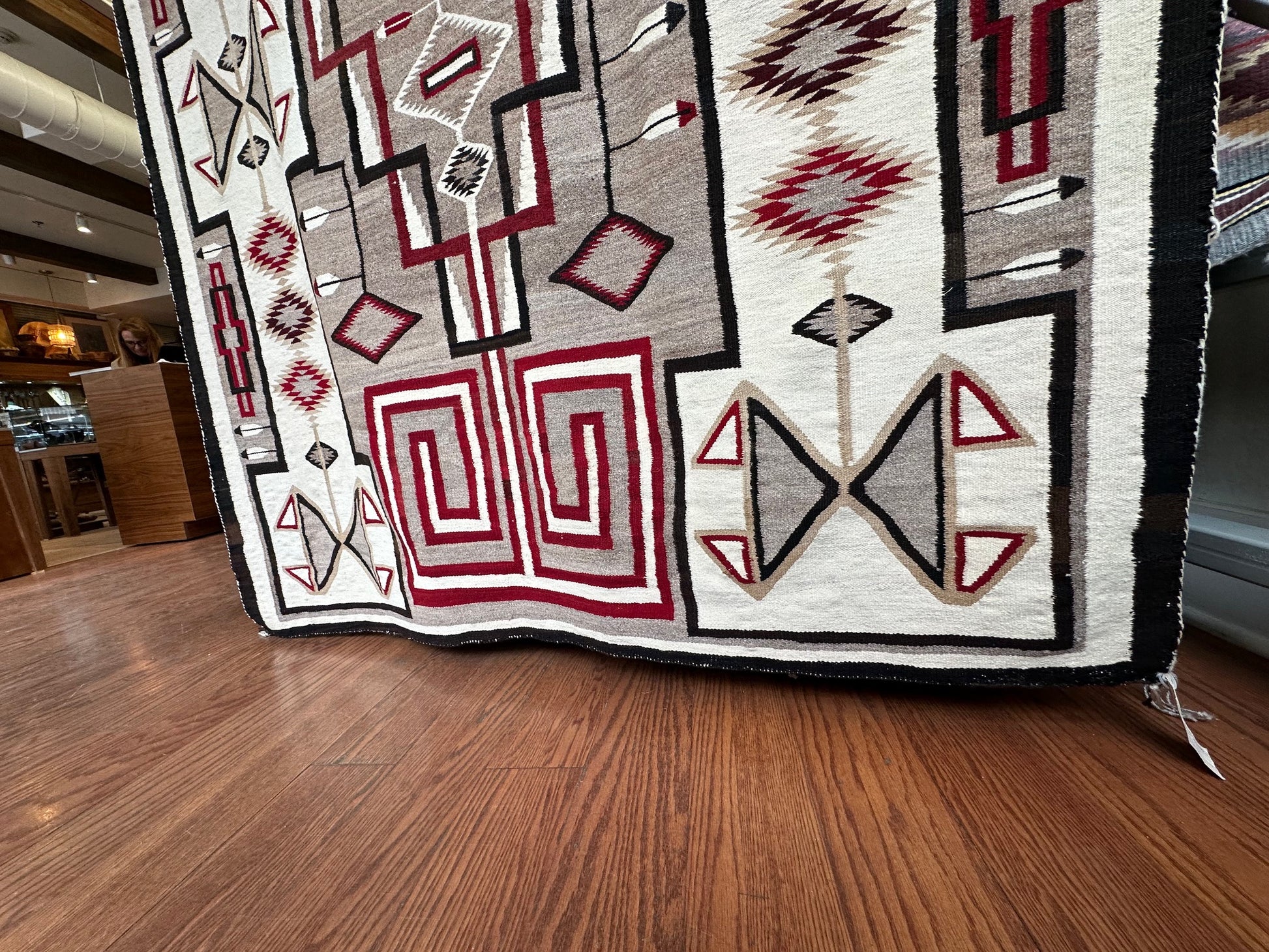 Navajo Rug for sale, Navajo weaving for sale, Teec Nos Pos for sale, Vintage Navajo rug for sale, Telluride gallery