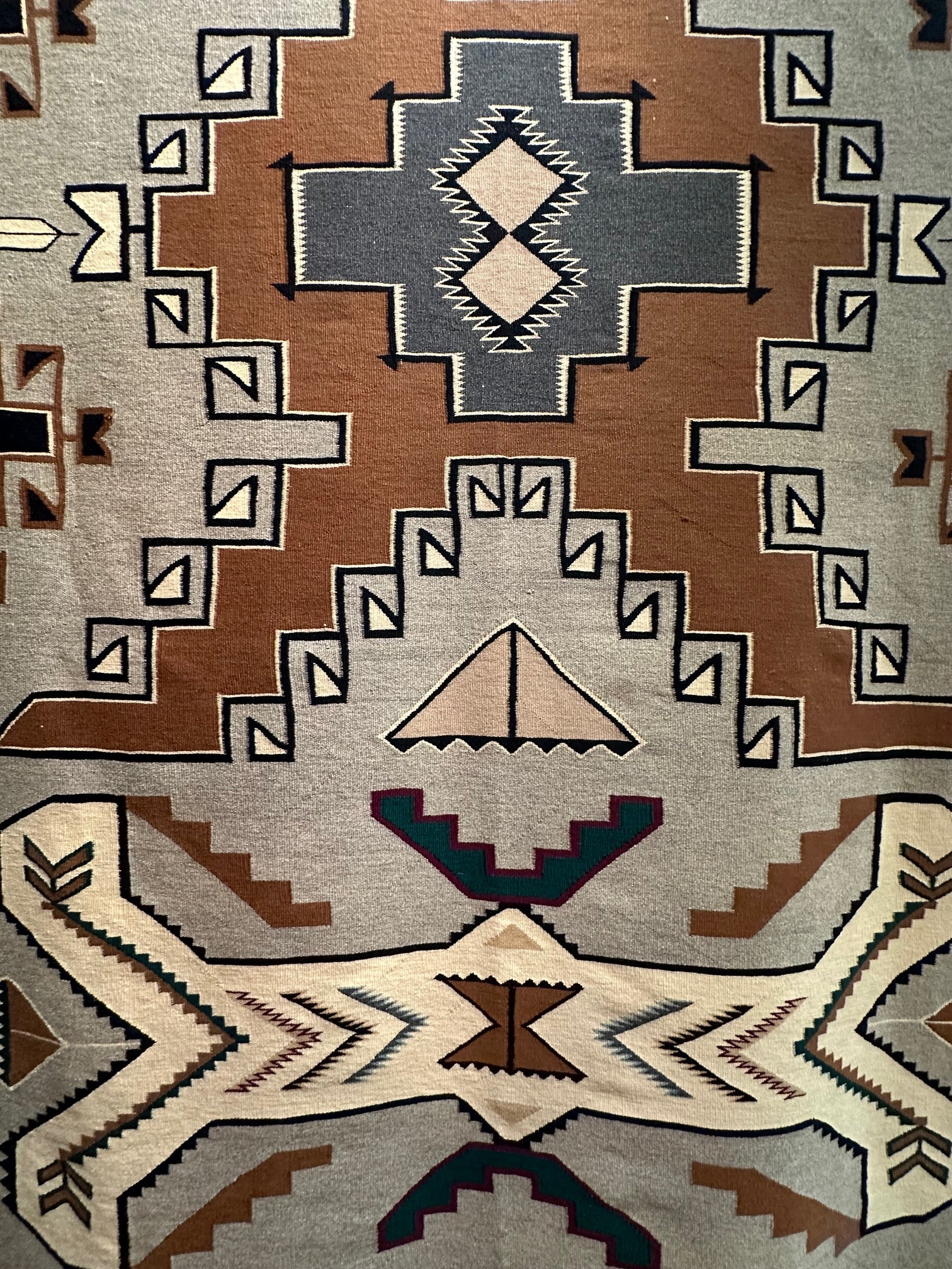 Vintage Teec Nos Pos Navajo Weaving for sale, navajo rug for sale, vintage navajo rugs for sale, telluride gallery