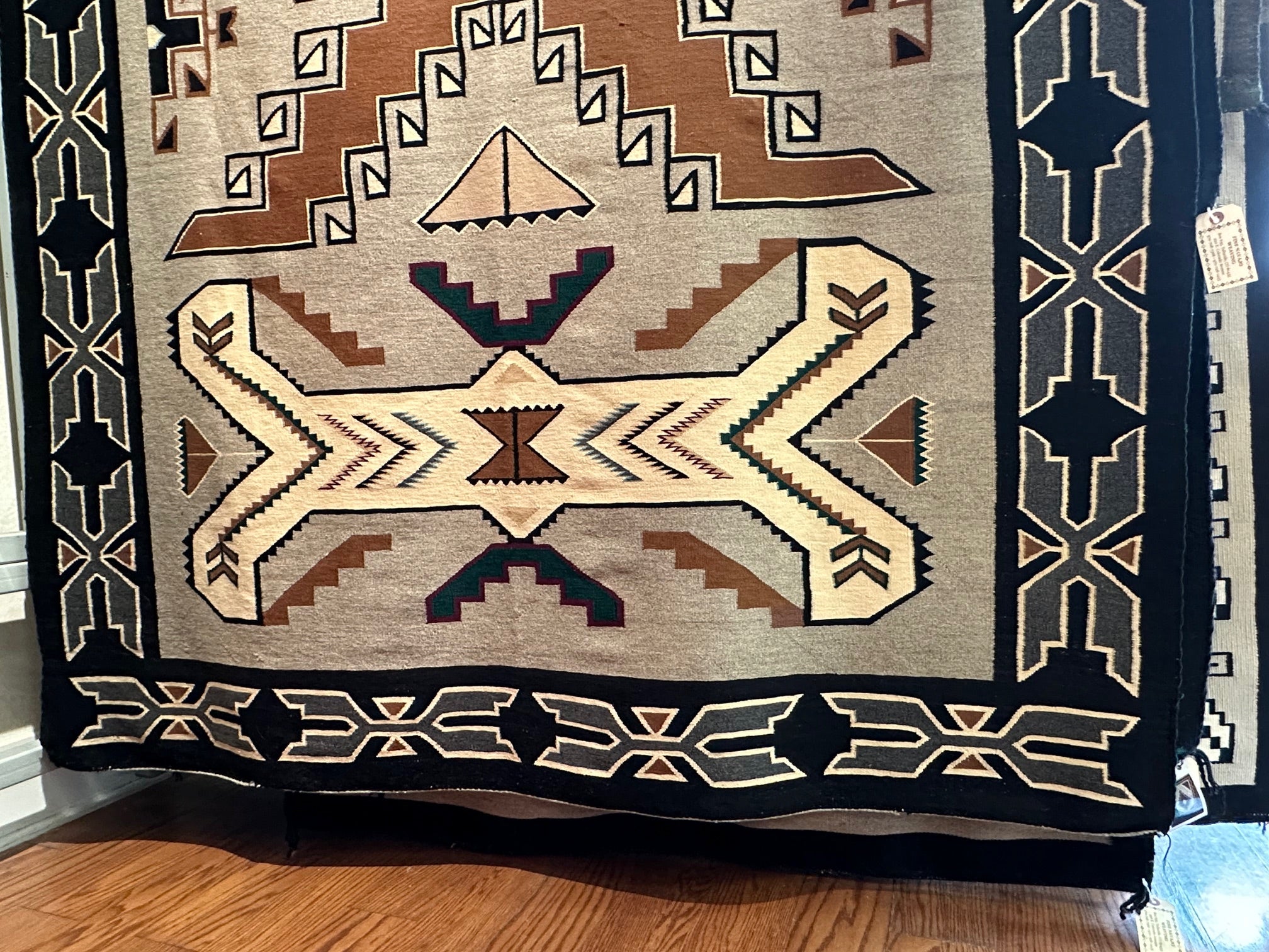 Vintage Teec Nos Pos Navajo Weaving for sale, navajo rug for sale, vintage navajo rugs for sale, telluride gallery