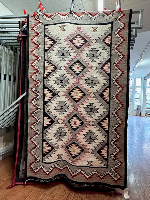Antique Teec Nos Pos Navajo weaving, navajo rug for sale, authentic navajo weaving, telluride furnishings, telluride gallery 