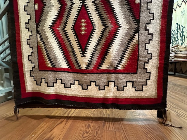 Antique Ganado Navajo Weaving, navajo rug for sale, authentic navajo weaving, telluride furnishings, telluride gallery