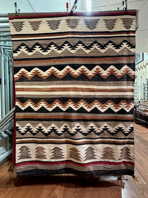 Vintage Navajo weaving for sale, navajo rug for sale, authentic navajo, telluride furnishings, telluride gallery 