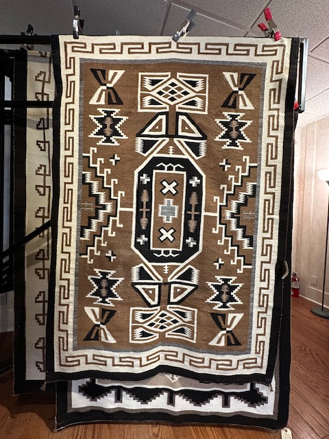 Antique Teec Nos Pos Navajo weaving, navajo rug for sale, authentic navajo weaving, telluride furnishings, telluride art gallery 
